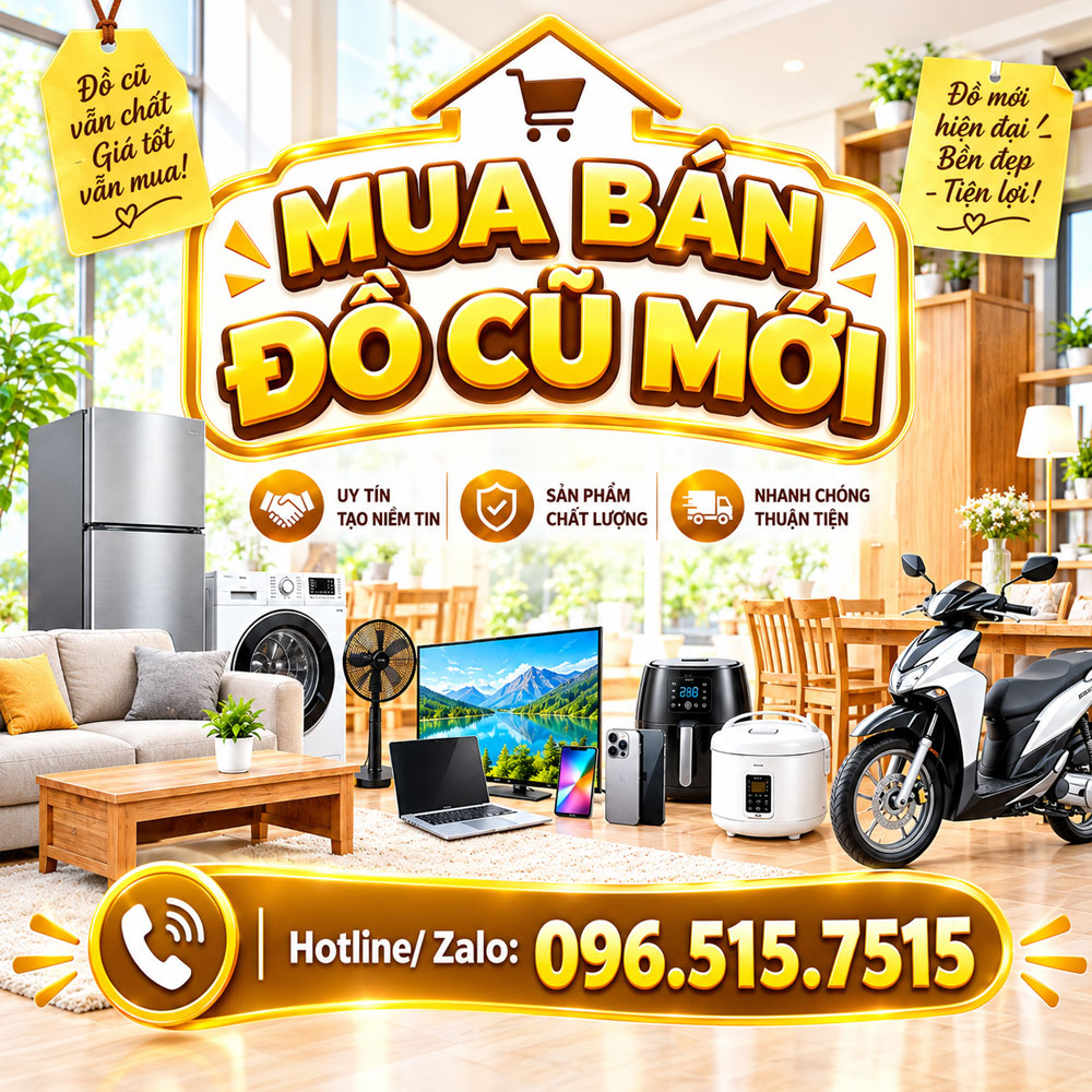 Mua bán đồ cũ mới