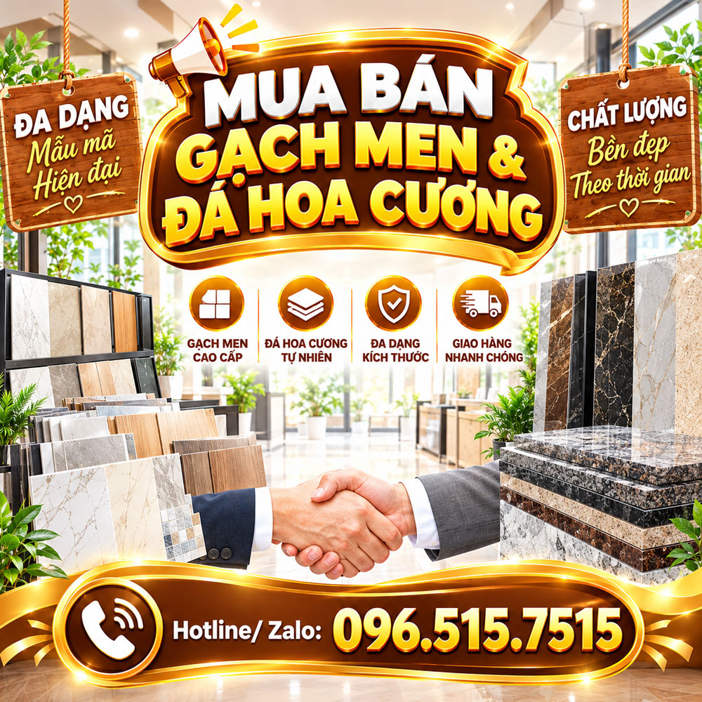 Mua bán gạch men & đá hoa cương