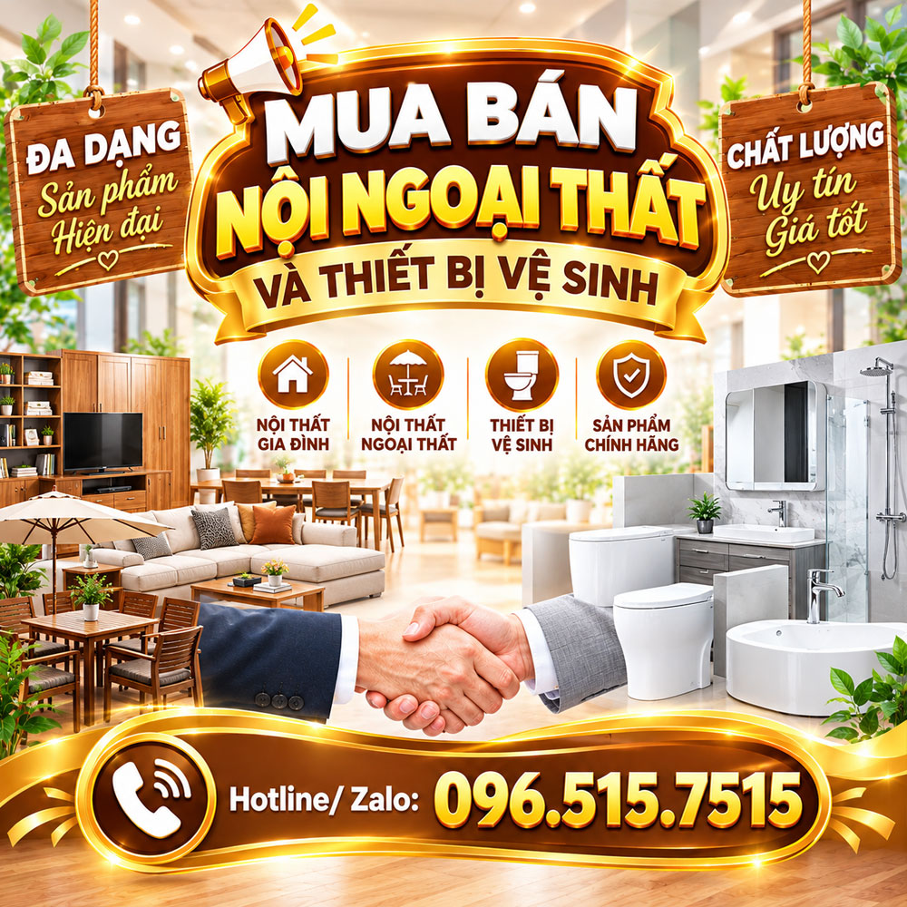 Mua bán nội ngoại thất & thiết bị vệ sinh